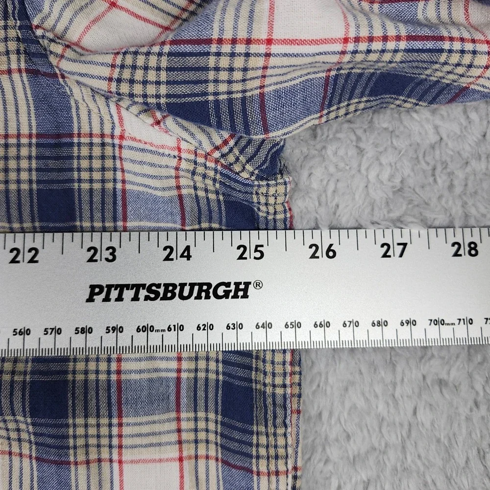 Falls Creek Plaid Short Sleeve Button Up Shirt Modern Fit Mens XXL‎ Bundle of 2 - Picture 7 of 9